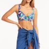 Swimwear SEA LEVEL Sarongs | Sunset Frayed Sarong