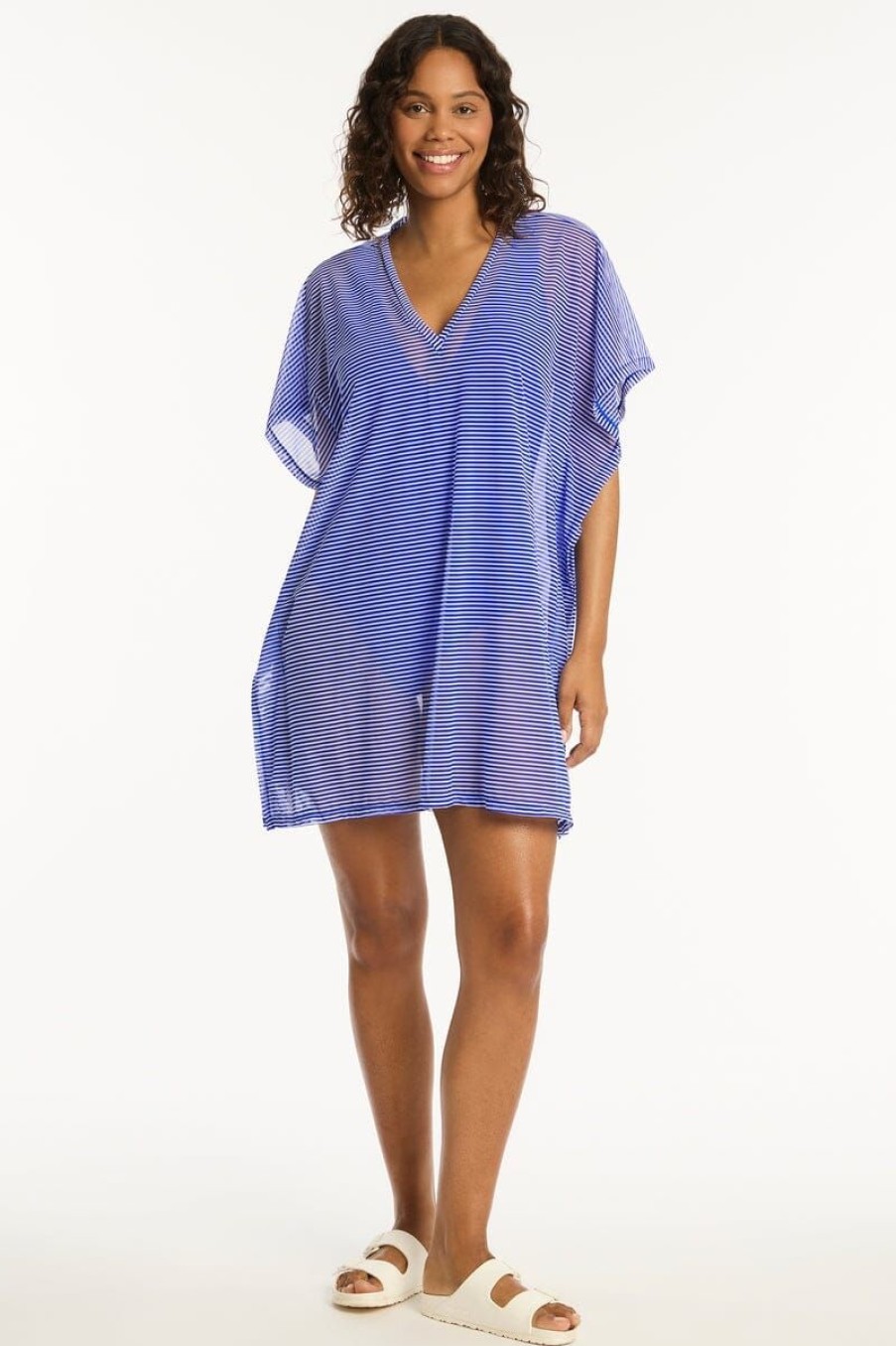 Clothing SEA LEVEL | Varsity Mesh Kaftan