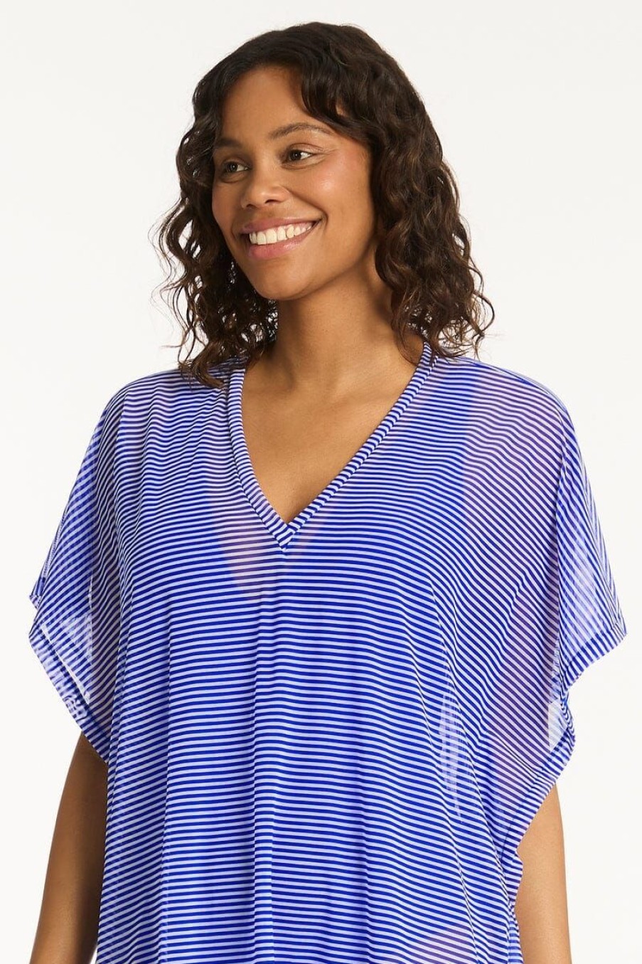 Clothing SEA LEVEL | Varsity Mesh Kaftan