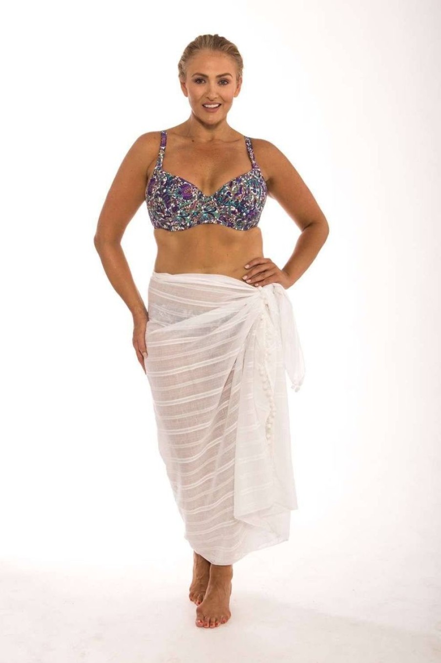 Swimwear CAPRIOSCA Sarongs | Capriosca Cotton Sarong