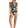 Swimwear SEAFOLLY Surfsuits | Garden Party Zip Front One Piece