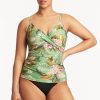 Swimwear SEA LEVEL D Cup + | Lost Paradise Twist Front Dd/E Cup Tankini