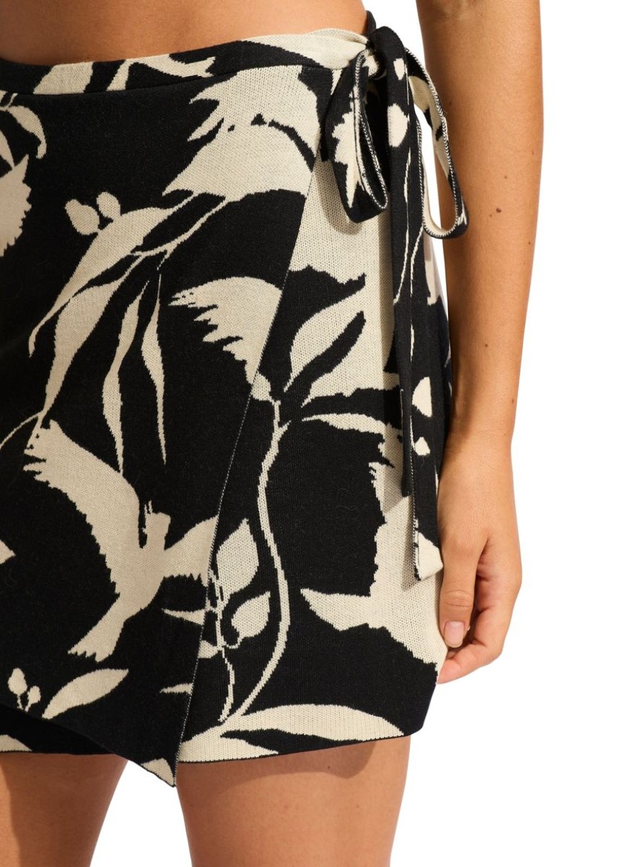 Clothing SEAFOLLY | Birds Of Paradise Mini Wrap Skirt