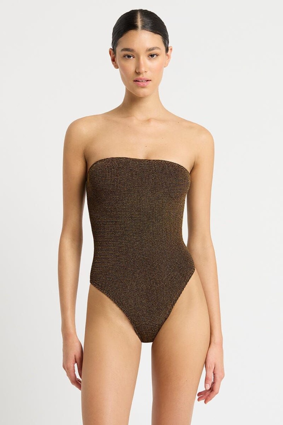 Swimwear BOND-EYE Bandeau | Fane One Piece Lurex