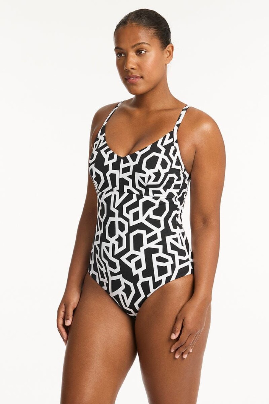 Swimwear SEA LEVEL D Cup + | Deco Dd/E Bralette One Piece