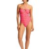 Swimwear SEAFOLLY Bandeau | Birds Of Paradise Diamond Wire One Piece