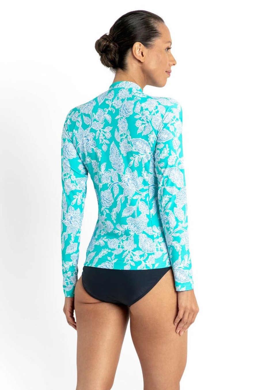 Swimwear JANTZEN Sun Protection | Esperance Zip Front Rash Vest