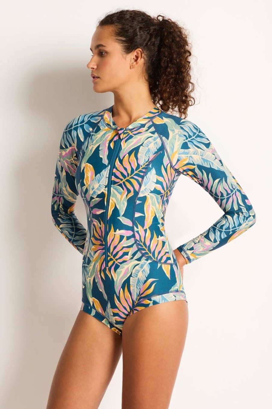 Swimwear MONTE AND LOU Surfsuits | Huahine Retro Surf Suit