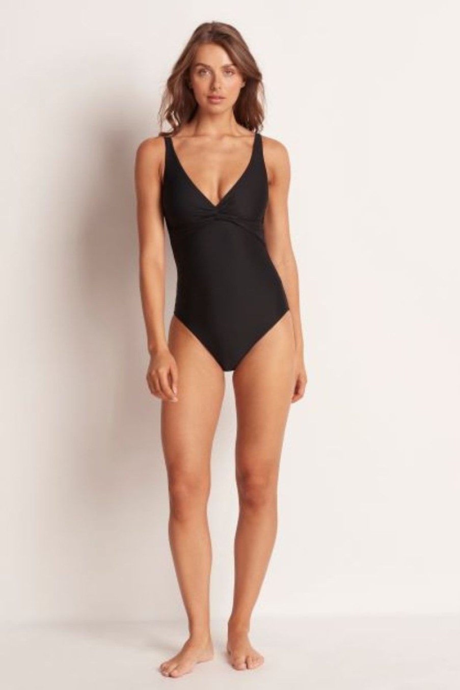 Swimwear MONTE AND LOU V Neck | Ml Multi Fit Twist Maillot