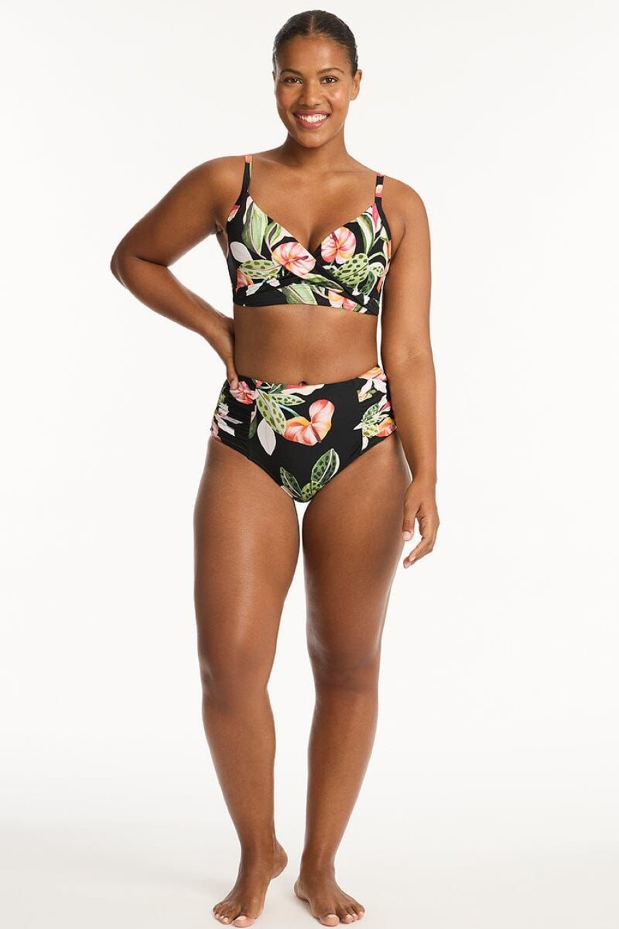 Swimwear SEA LEVEL D Cup + | Sundown Twist Front Dd/E Cup Bra