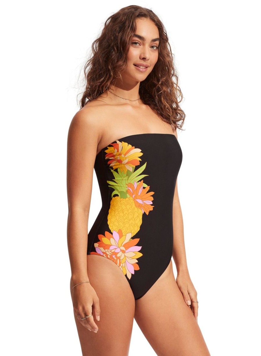 Swimwear SEAFOLLY Bandeau | Summer Salt Bandeau One Piece