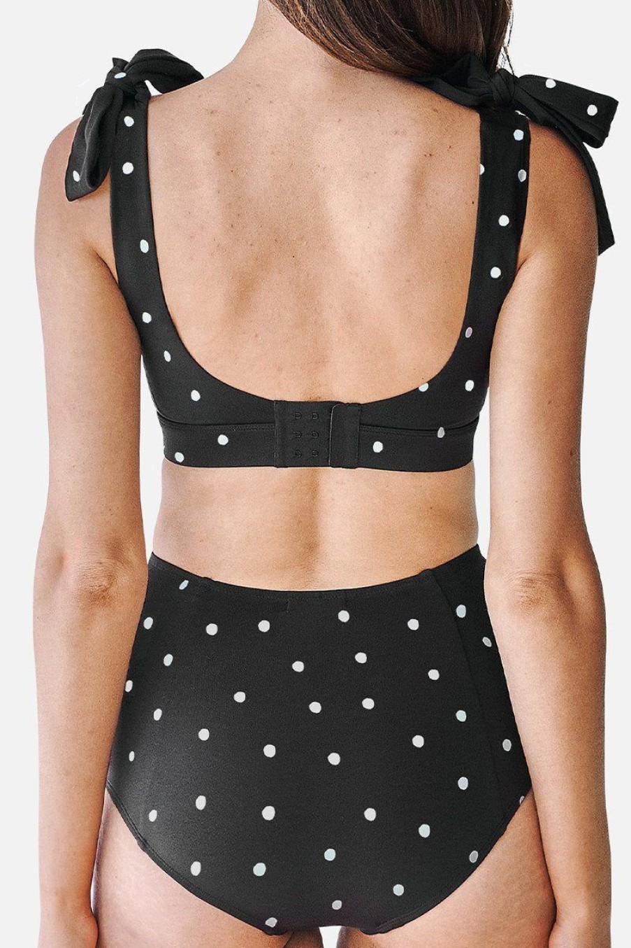 Swimwear UNE PIECE High Waist | Never Say Never Polka High Waisted Bikini Bottom