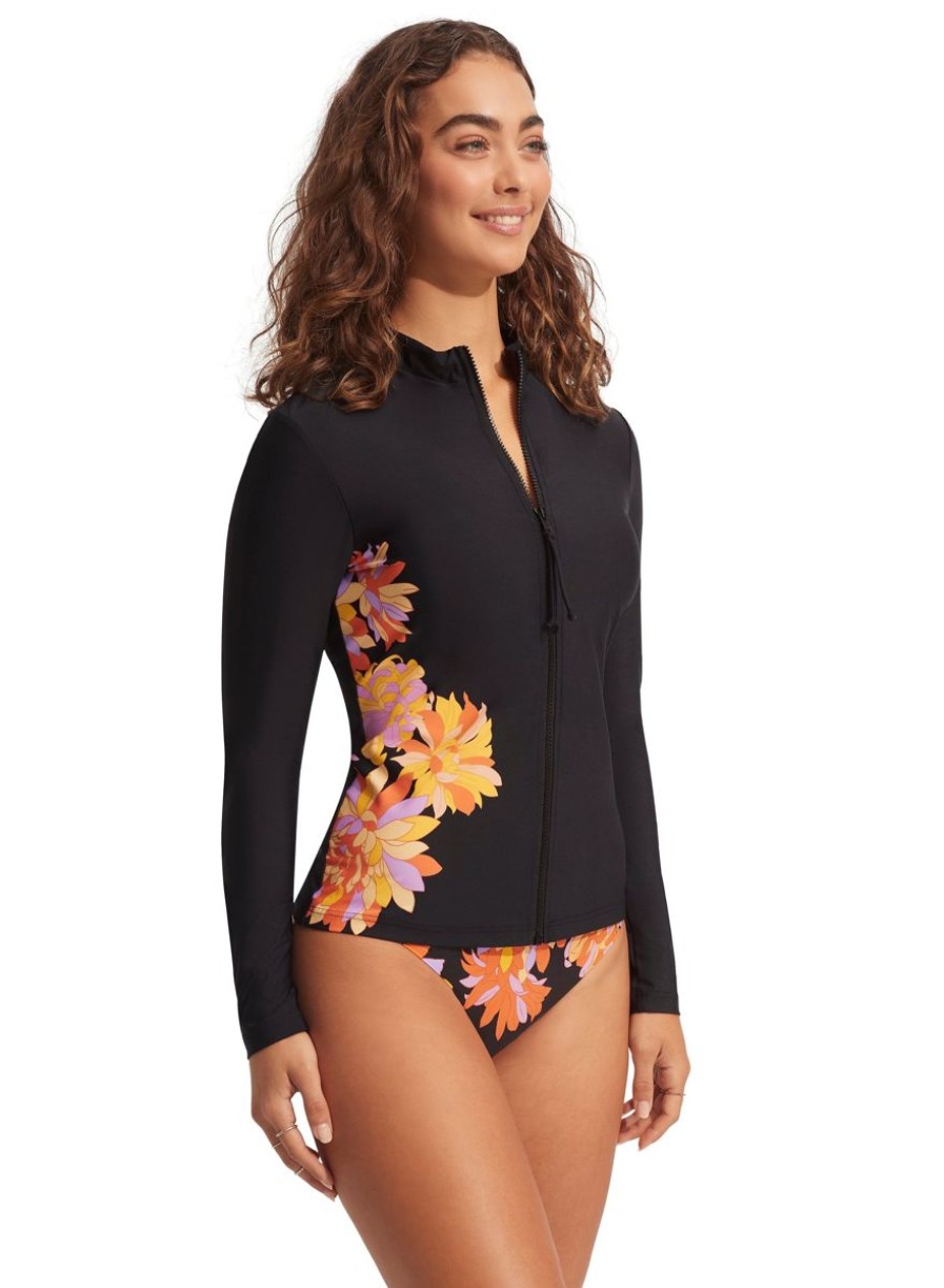 Swimwear SEAFOLLY Sunvest | Palm Springs Long Sleeve Sunvest