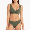 Swimwear SEA LEVEL Multifit | Essentials Cross Front Multifit Bra Top