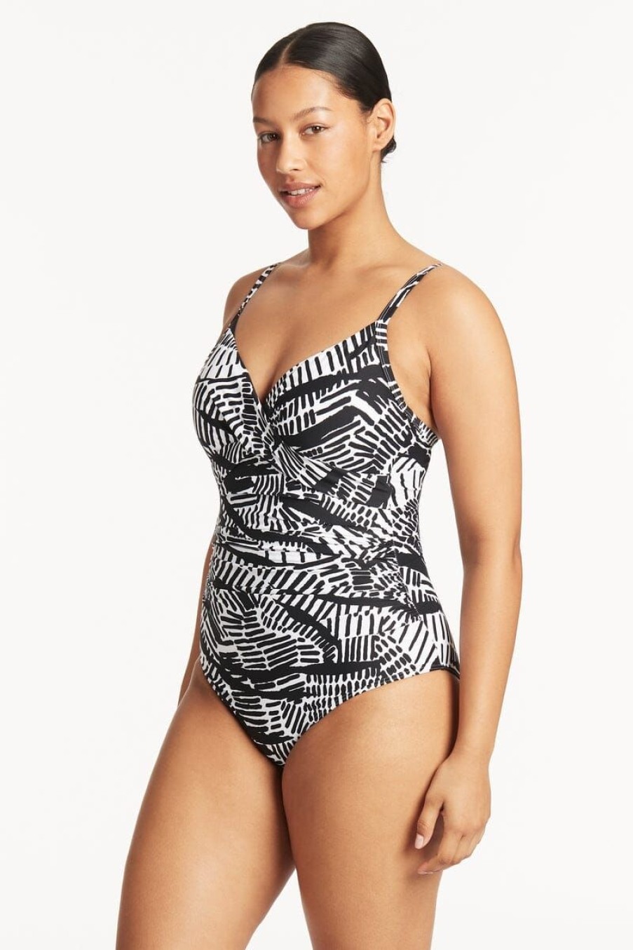 Swimwear SEA LEVEL D Cup + | Pampas Twist Front Dd/E Cup One Piece