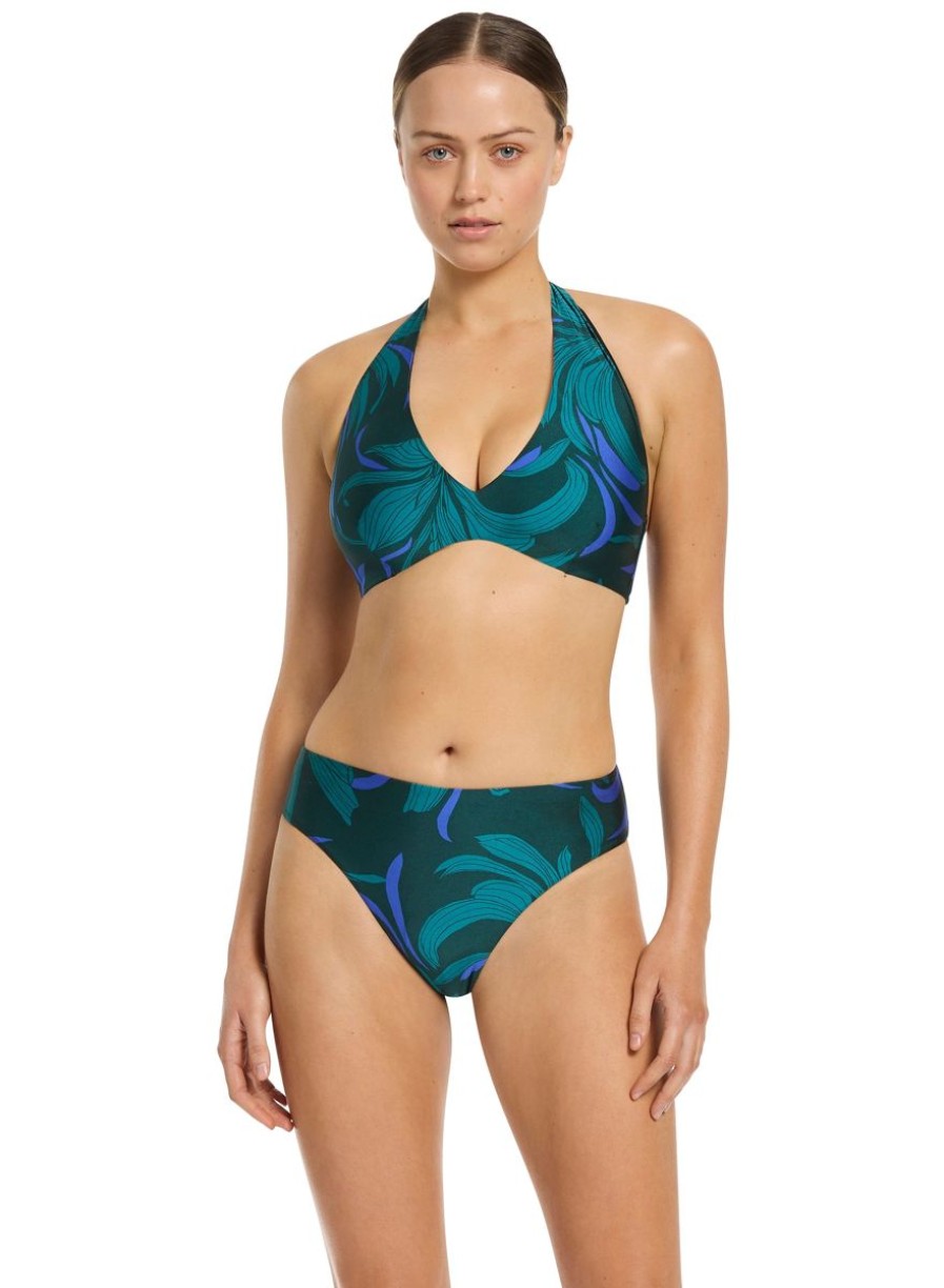 Swimwear JETS Mid Rise | Queen Of The Night Full Coverage Pant