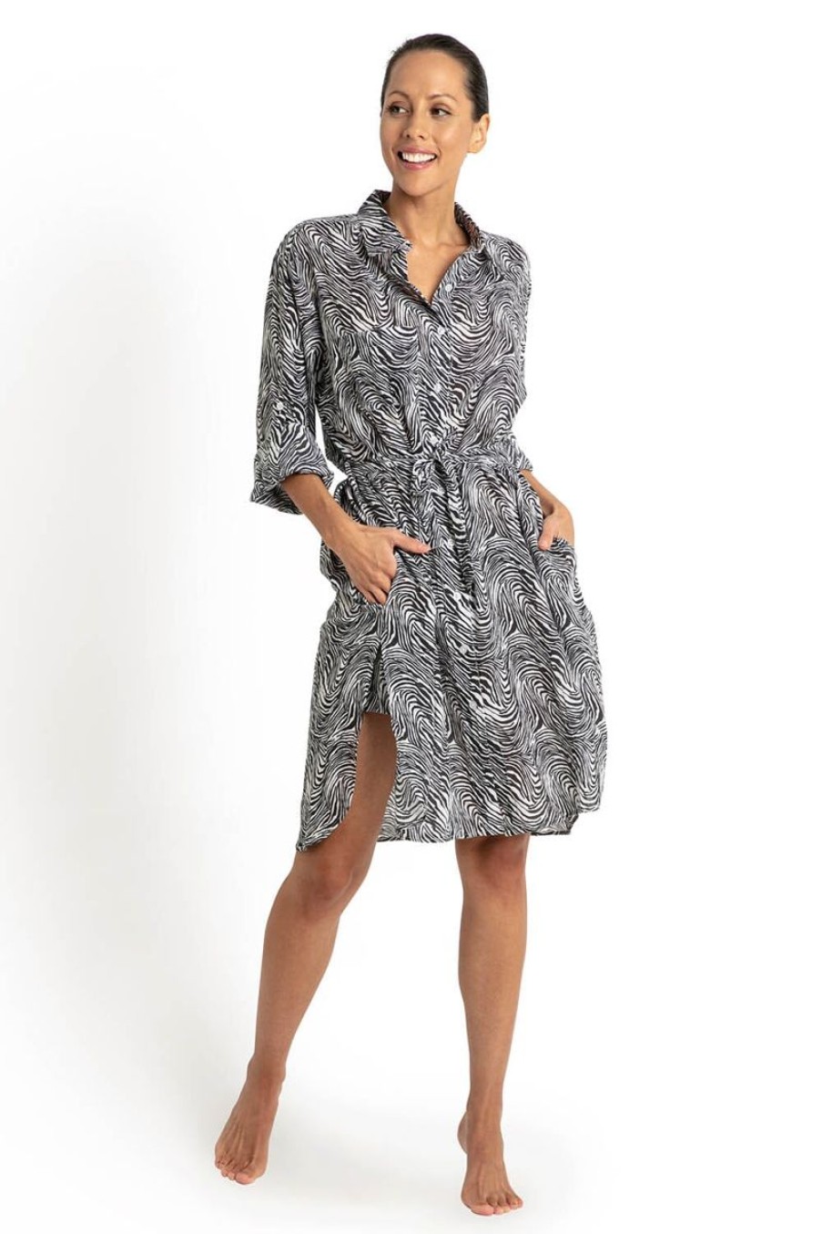 Clothing JANTZEN | Africa Button Through Dress