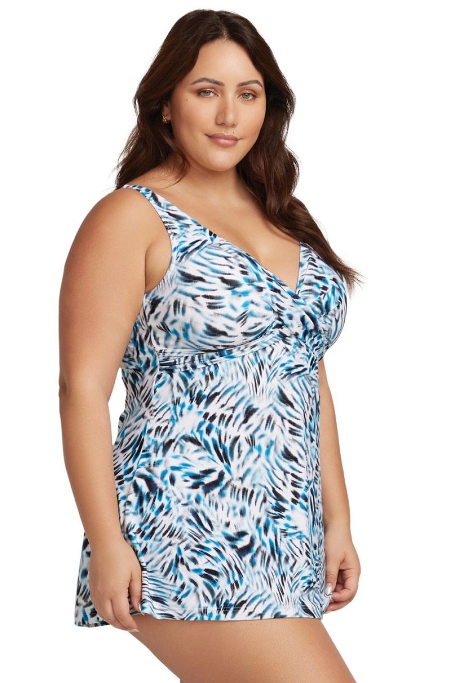 Swimwear ARTESANDS Swim Dress | Ze Blue Delacroix Swimdress