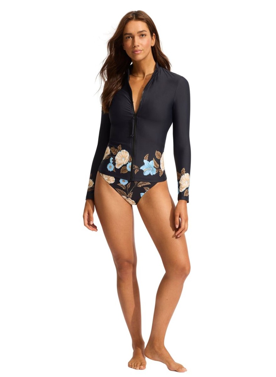 Swimwear SEAFOLLY Sunvest | Garden Party Long Sleeve Rashvest