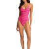 Swimwear SEAFOLLY V Neck | Mesh Effect V Neck One Piece