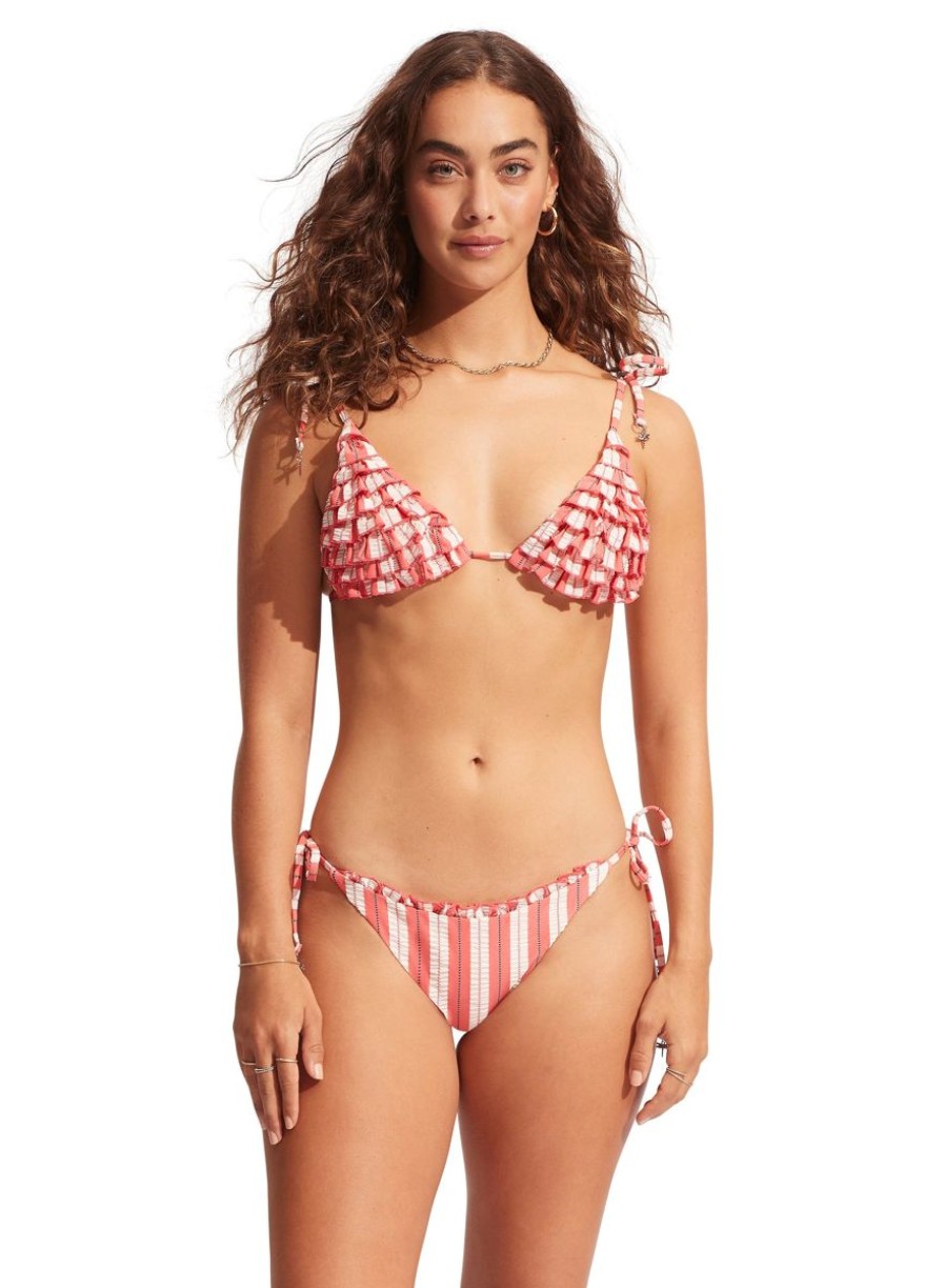 Swimwear SEAFOLLY Triangle | Cabana Ruffle Slide Tri