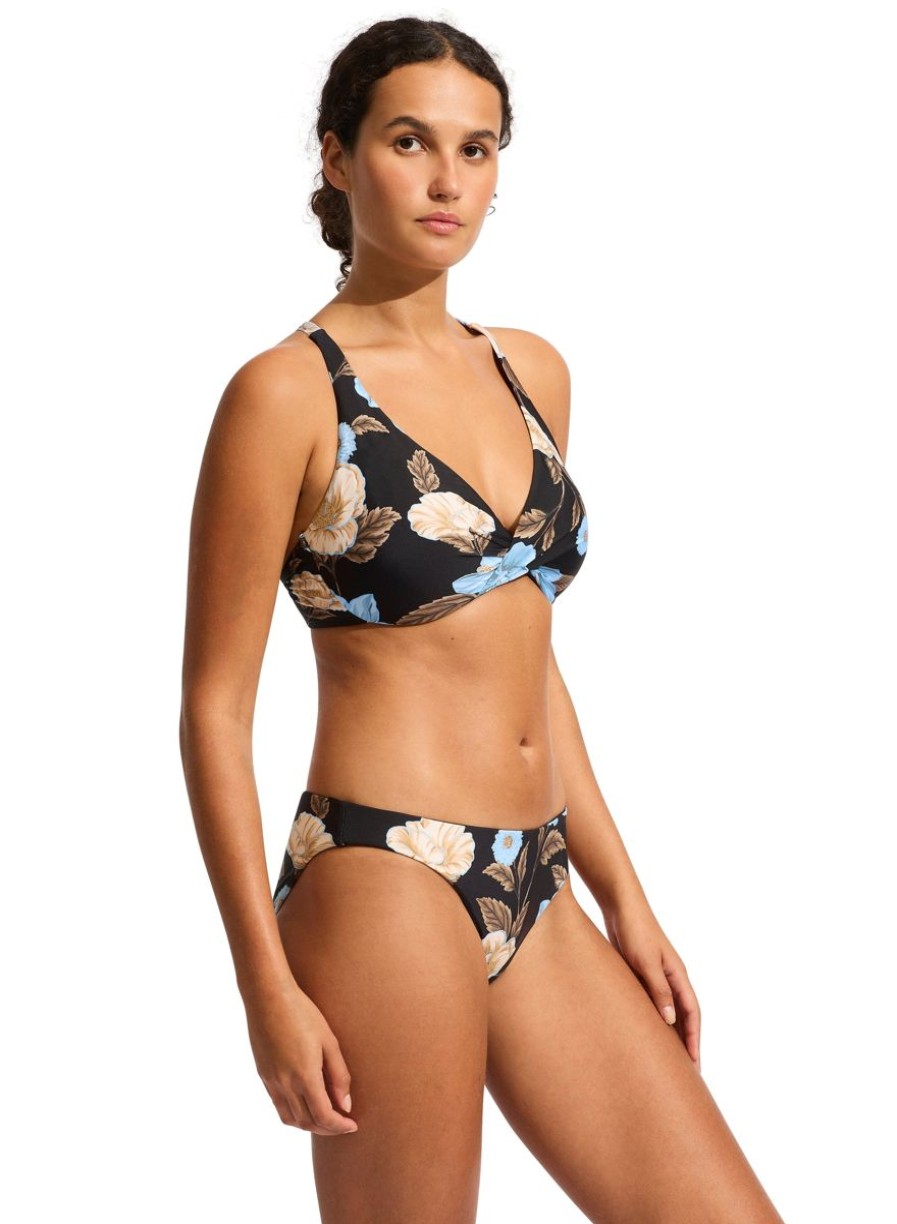 Swimwear SEAFOLLY D Cup + | Garden Party Wrap Front F Cup Bra