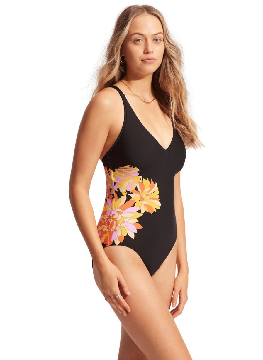 Swimwear SEAFOLLY D Cup + | Palm Springs Dd One Piece