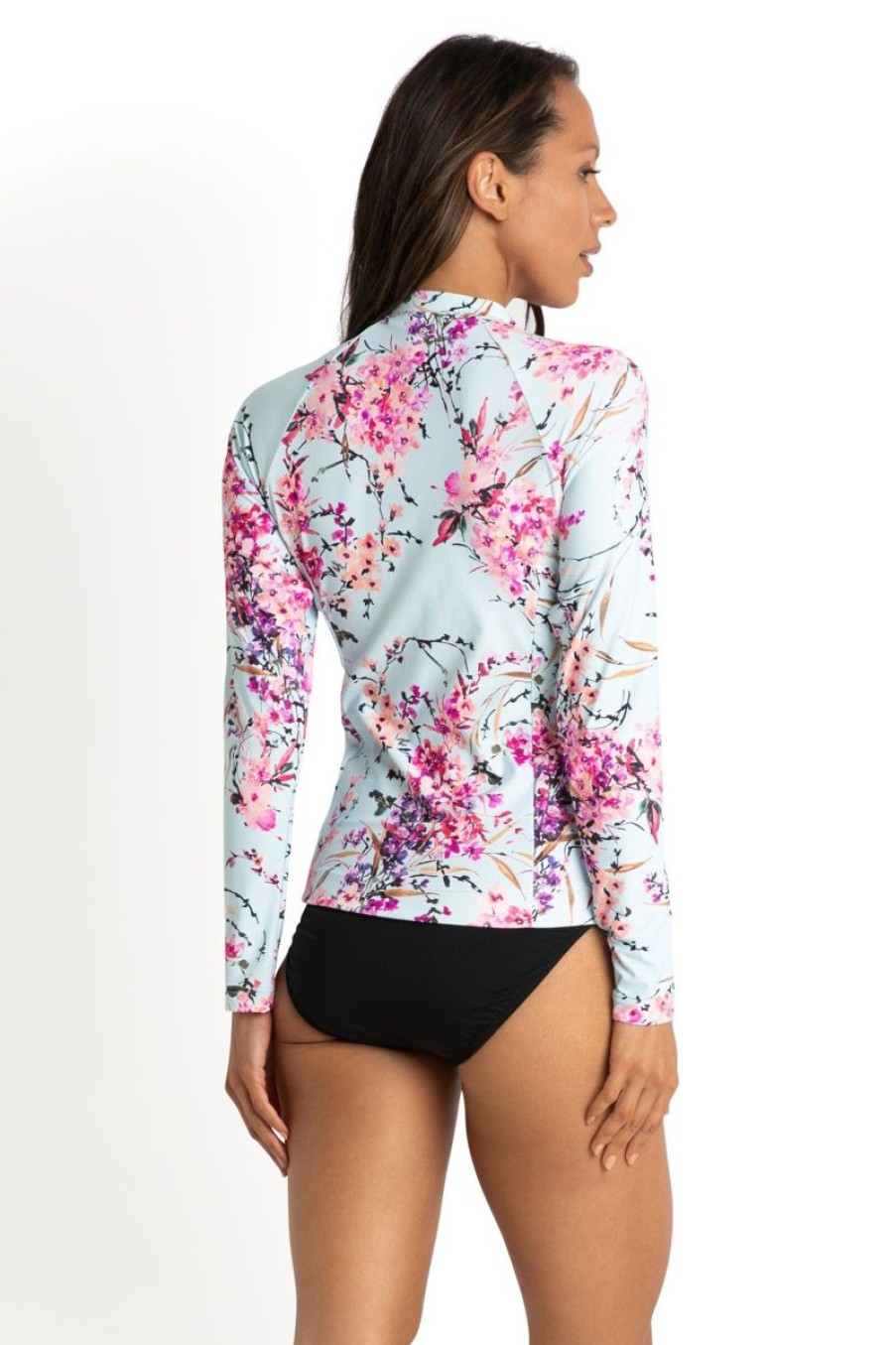 Swimwear JANTZEN Sun Protection | Flora Zip Front Rash Vest